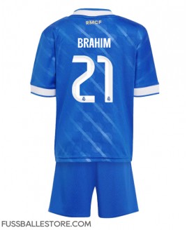Günstige Real Madrid Brahim Diaz #21 3rd trikot Kinder 2025-26 Kurzarm (+ Kurze Hosen)